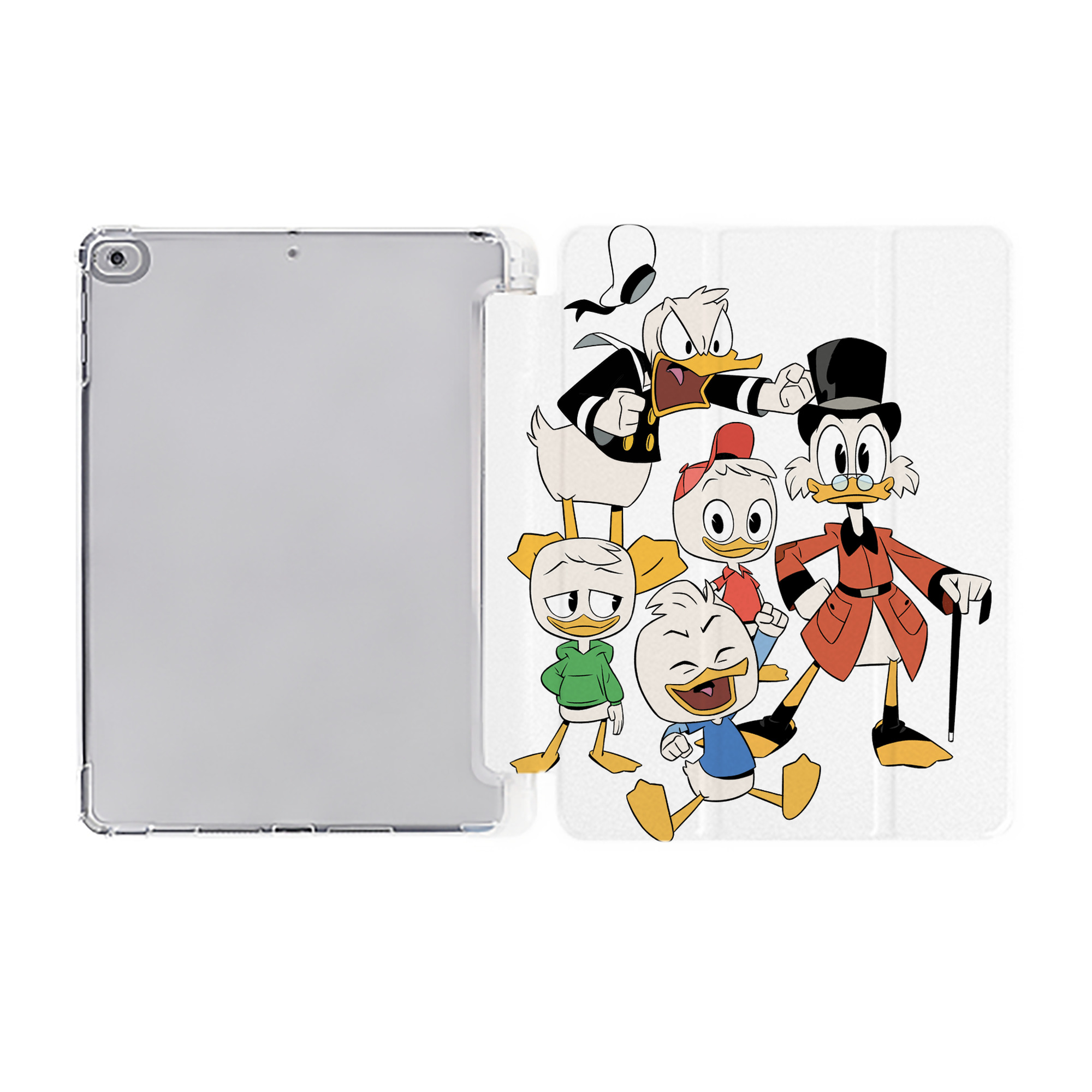 （画像用） ミッキーマウス Mickey Mouse IPad ケース ペン収納付き 三つ折りスタンド PUレザー×シリコン 対応機種9.5/10.5/10.9インチ